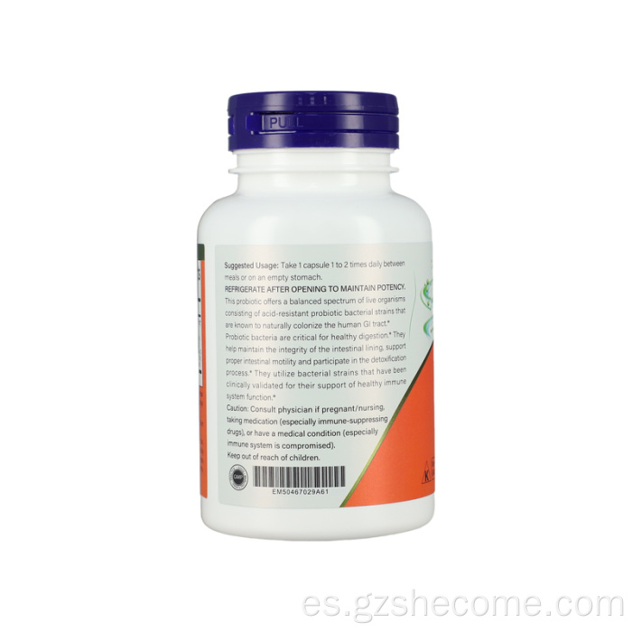 Probiótico 15 mil millones con 10 cepas probióticas cápsulas